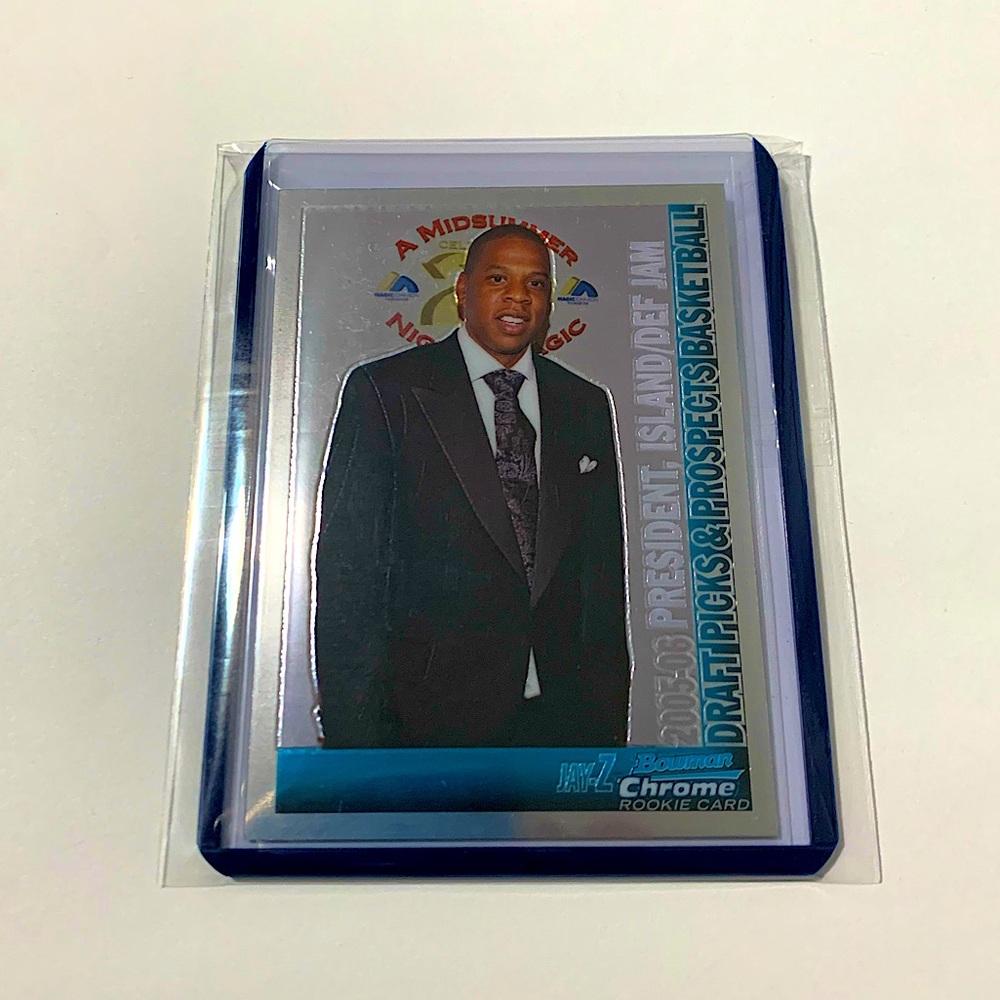 Jay-Z ‘05 Topps // Bowman Chrome Rookie Card